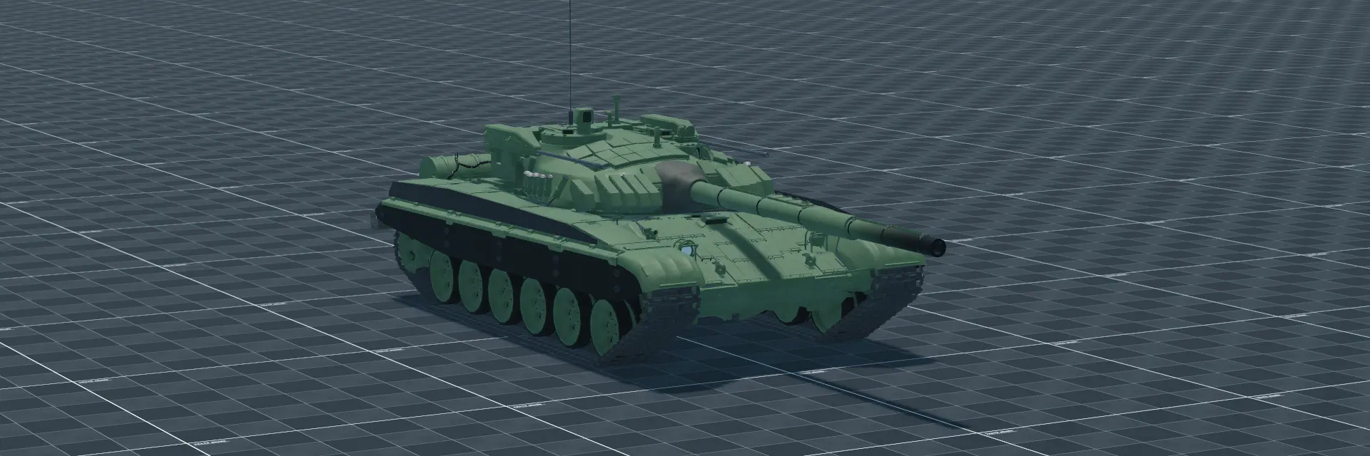 T-72M2E, perspective banner, in Multicrew Tank Combat