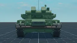 T-80B, back, in Multicrew Tank Combat