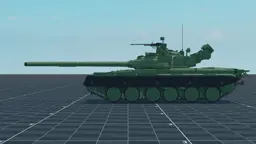 T-80B, left, in Multicrew Tank Combat