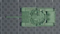 T-80B, top, in Multicrew Tank Combat