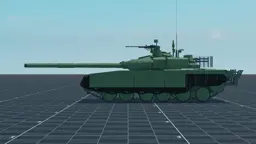 T-80BVM, left, in Multicrew Tank Combat