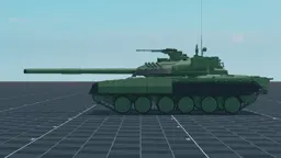 T-80U-E1, left, in Multicrew Tank Combat