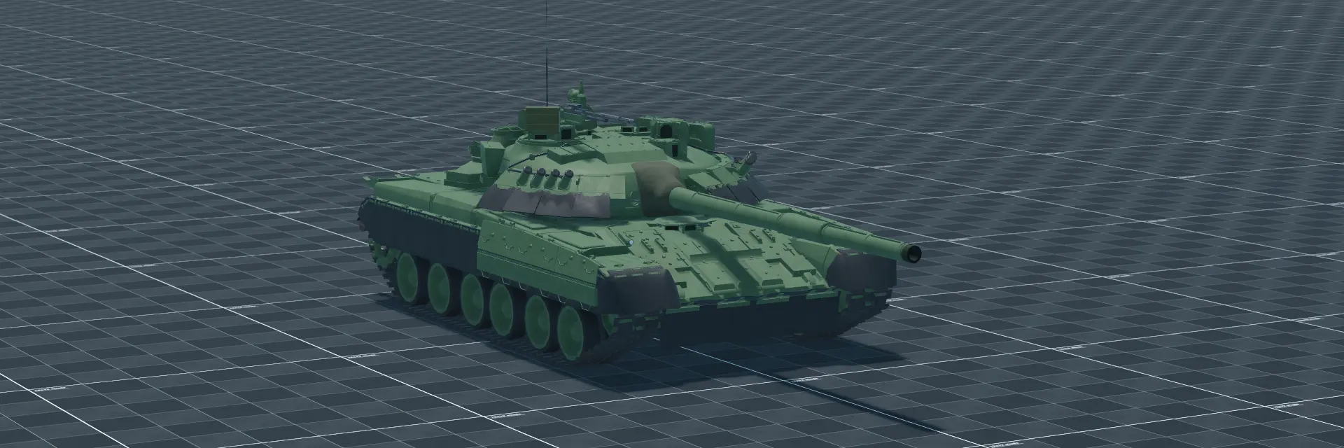 T-80U-E1, perspective banner, in Multicrew Tank Combat