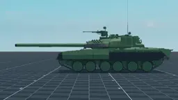 T-80U, left, in Multicrew Tank Combat