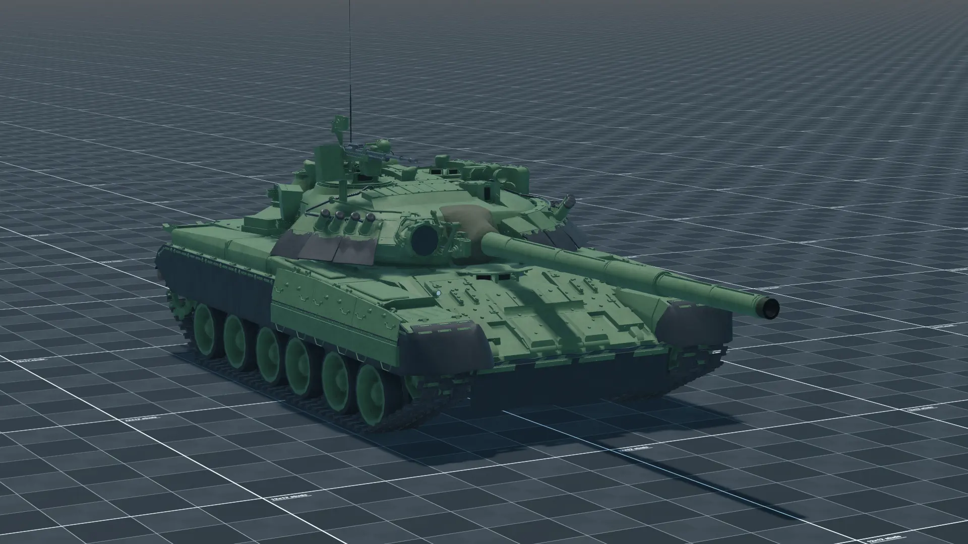 T-80U, perspective, in Multicrew Tank Combat