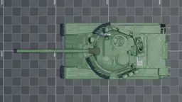 T-80U, top, in Multicrew Tank Combat