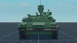 T-80UM-1 "Bars", back, in Multicrew Tank Combat