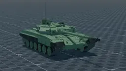 T-90A, perspective, in Multicrew Tank Combat