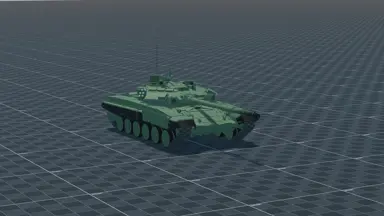 T-90A, perspective, in Multicrew Tank Combat