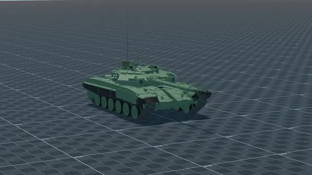 T-90A, perspective, in Multicrew Tank Combat