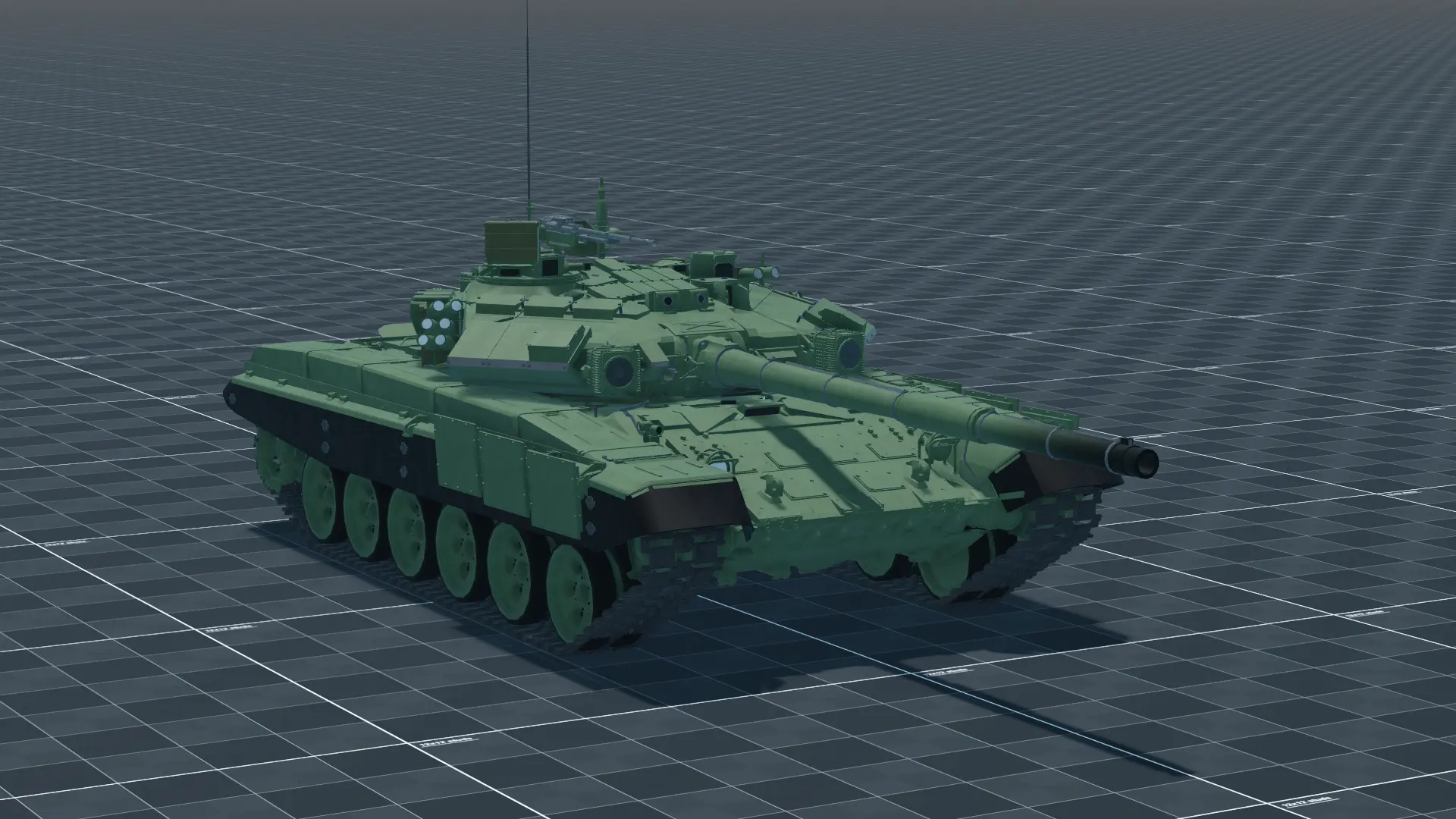 T-90A, perspective, in Multicrew Tank Combat