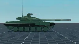 T-90A, right, in Multicrew Tank Combat
