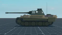 T-V, left, in Multicrew Tank Combat