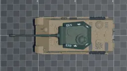 T-V, top, in Multicrew Tank Combat