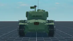 T26E4 Super Pershing, back, in Multicrew Tank Combat