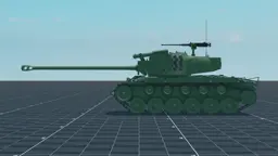 T26E4 Super Pershing, left, in Multicrew Tank Combat