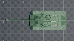 T26E4 Super Pershing, top, in Multicrew Tank Combat