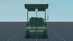 T34 Calliope, front, in Multicrew Tank Combat