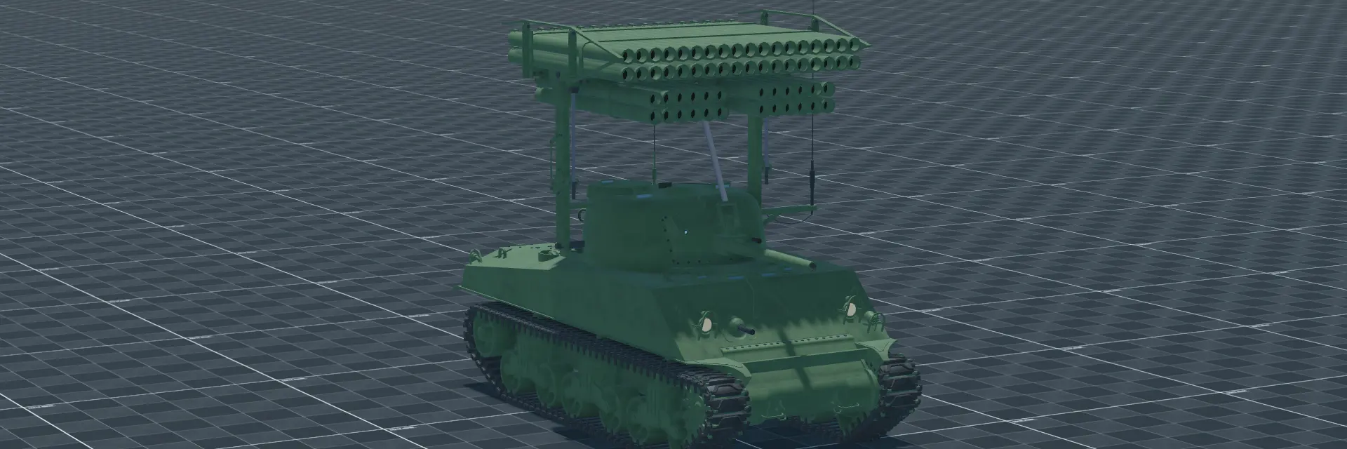 T34 Calliope, perspective banner, in Multicrew Tank Combat