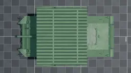 T34 Calliope, top, in Multicrew Tank Combat