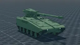 Teledyne AGS, perspective, in Multicrew Tank Combat