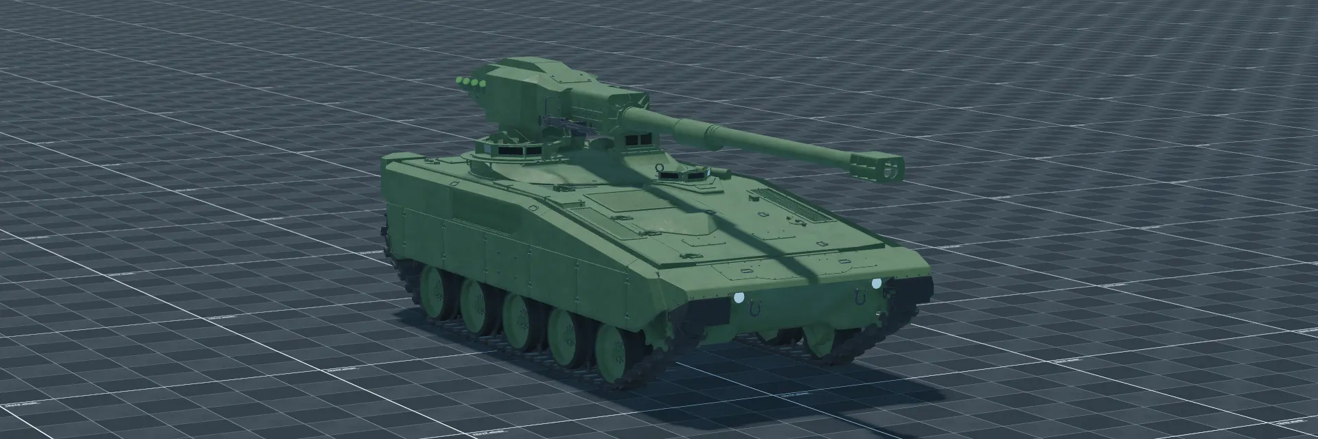 Teledyne AGS, perspective banner, in Multicrew Tank Combat