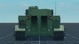 Tiger I, back, in Multicrew Tank Combat