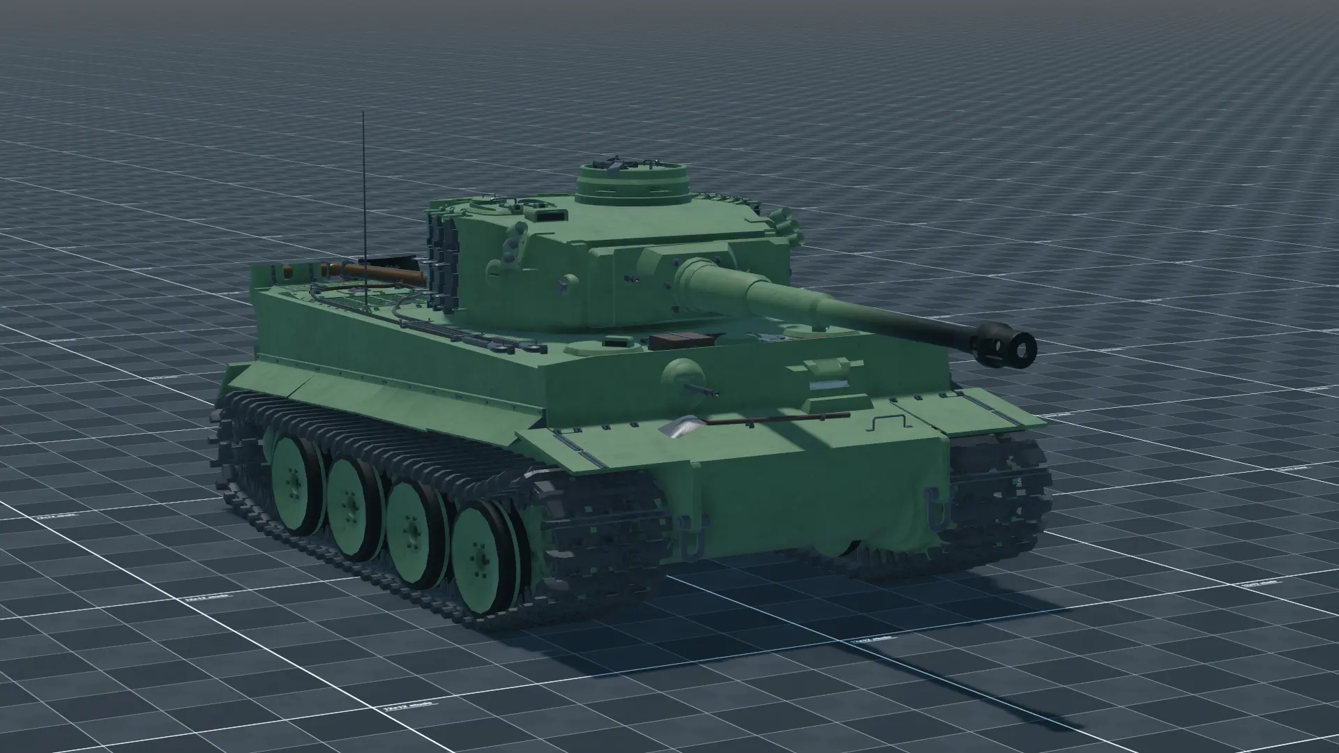 Tiger I, perspective, in Multicrew Tank Combat