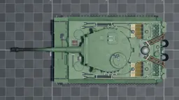 Tiger I, top, in Multicrew Tank Combat