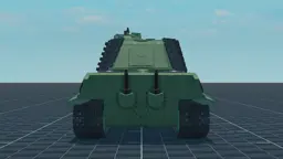 Tiger II (10.5 cm Kw.K), back, in Multicrew Tank Combat