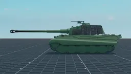 Tiger II (10.5 cm Kw.K), left, in Multicrew Tank Combat