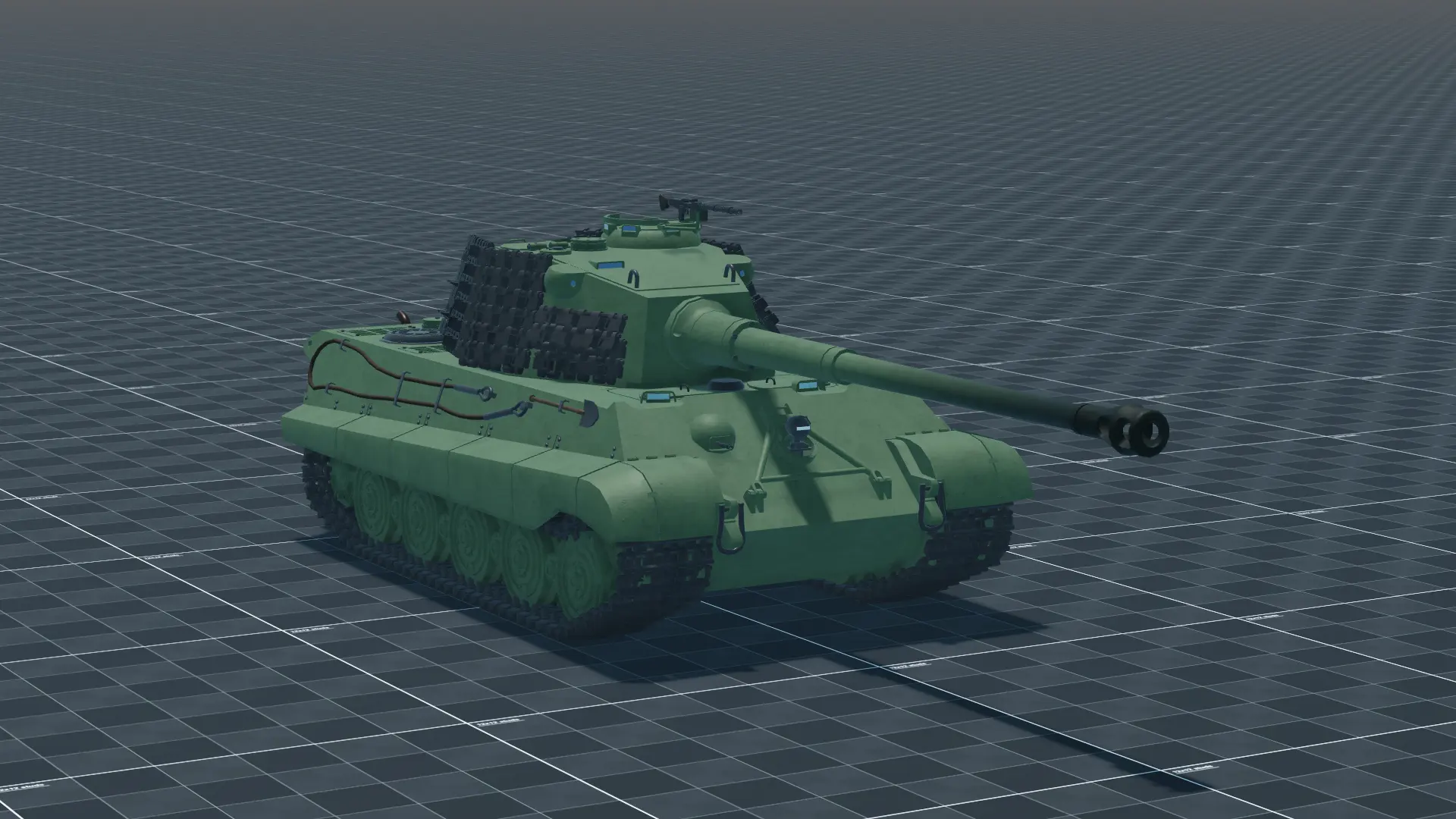 Tiger II (10.5 cm Kw.K), perspective, in Multicrew Tank Combat