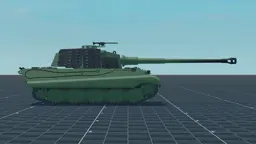 Tiger II (10.5 cm Kw.K), right, in Multicrew Tank Combat