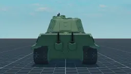 Tiger II, back, in Multicrew Tank Combat