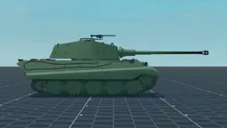 Tiger II, right, in Multicrew Tank Combat