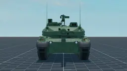Type 10, front, in Multicrew Tank Combat