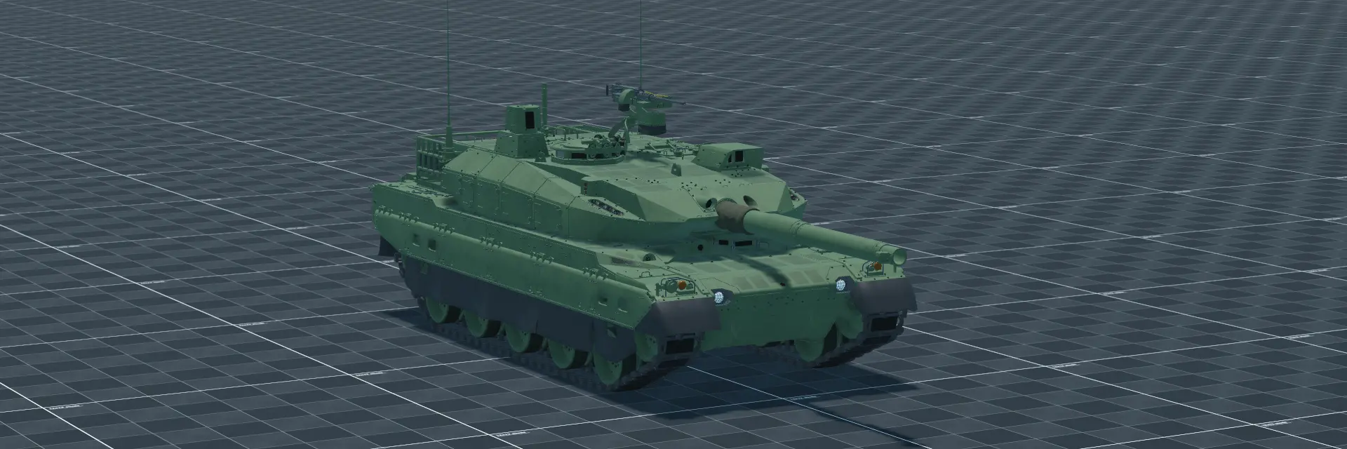 Type 10, perspective banner, in Multicrew Tank Combat