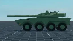 Type 16 MCV, left, in Multicrew Tank Combat