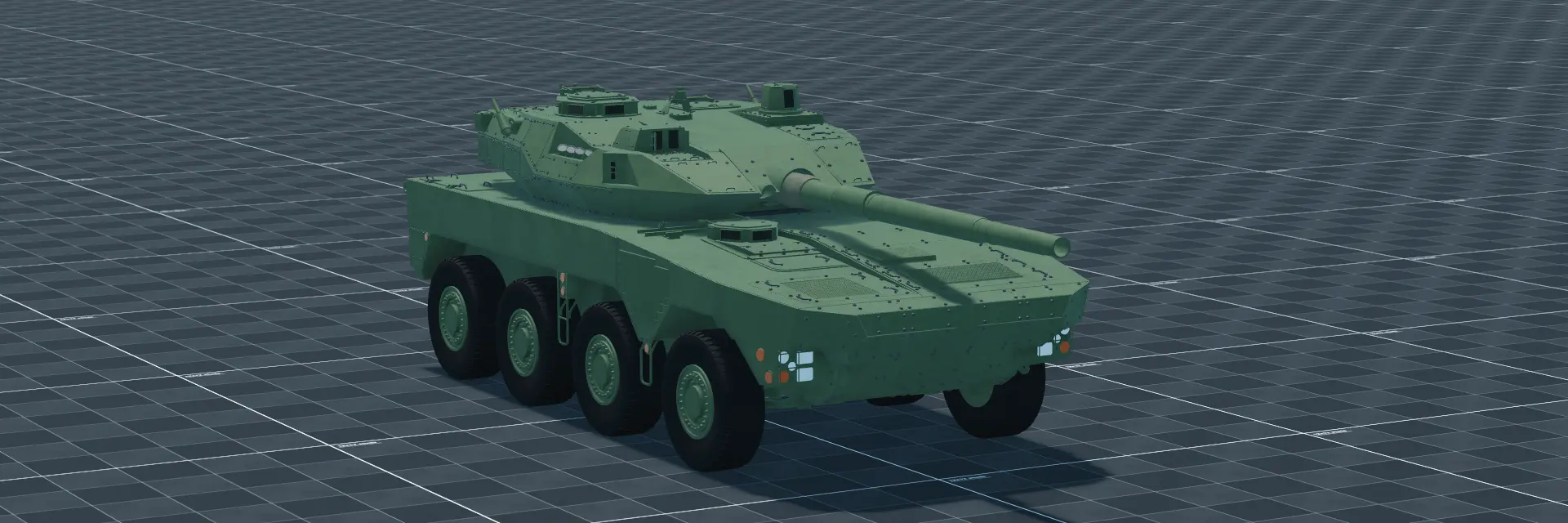 Type 16 MCV, perspective banner, in Multicrew Tank Combat