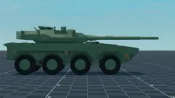 Type 16 MCV, right, in Multicrew Tank Combat