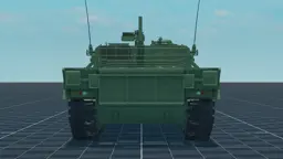 Type 90, back, in Multicrew Tank Combat