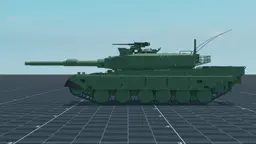 Type 90, left, in Multicrew Tank Combat