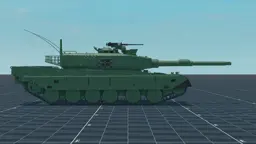 Type 90, right, in Multicrew Tank Combat