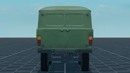 UAZ-3909, back, in Multicrew Tank Combat