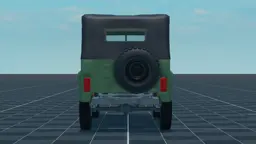 UAZ-469, back, in Multicrew Tank Combat