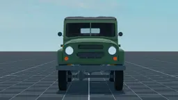UAZ-469, front, in Multicrew Tank Combat