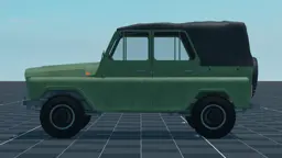 UAZ-469, left, in Multicrew Tank Combat