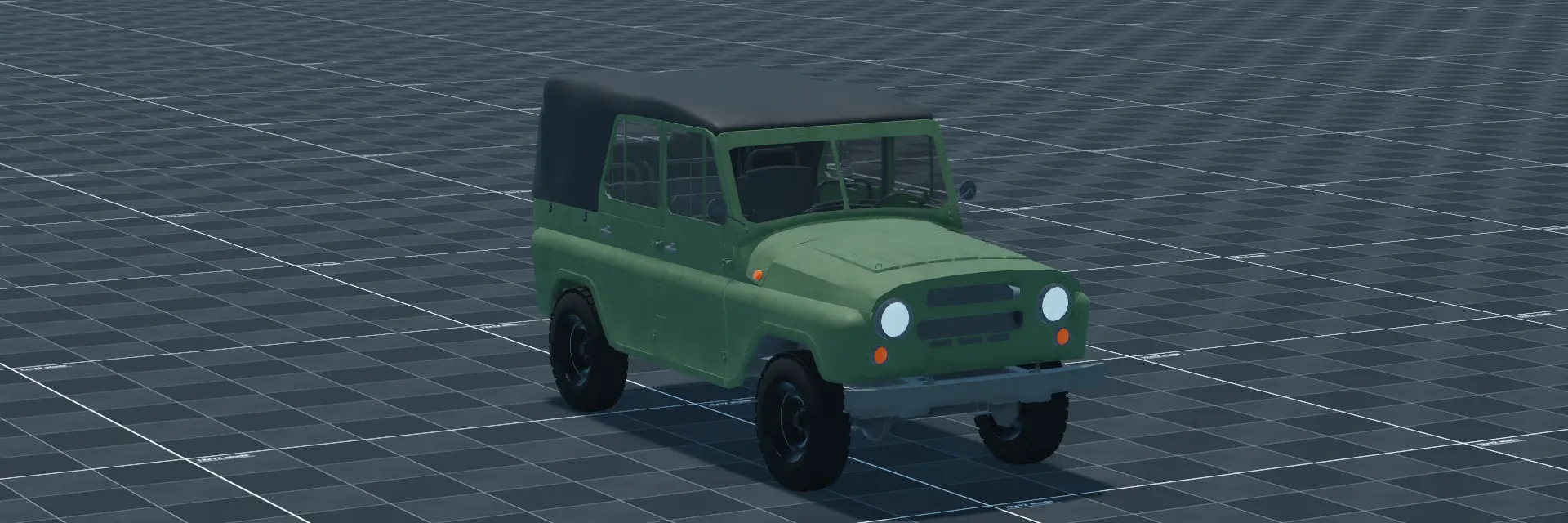 UAZ-469, perspective banner, in Multicrew Tank Combat