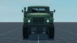 Ural-375D, front, in Multicrew Tank Combat