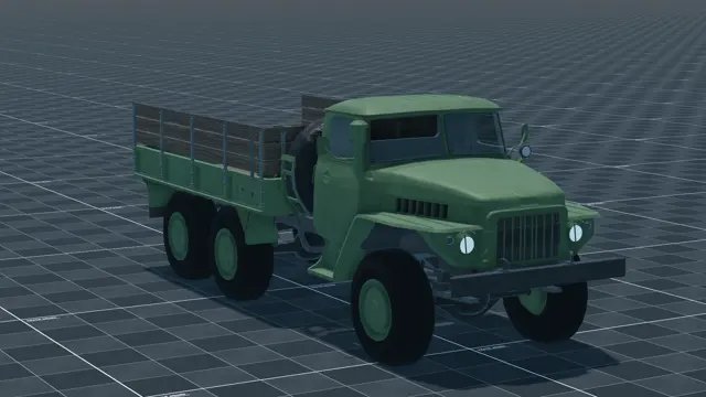 Ural-375D, perspective, in Multicrew Tank Combat